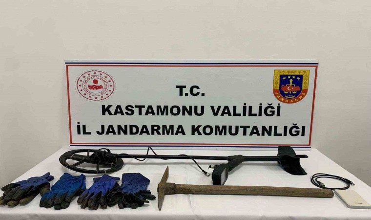 Kastamonuda define avcıları suçüstü yakalandı