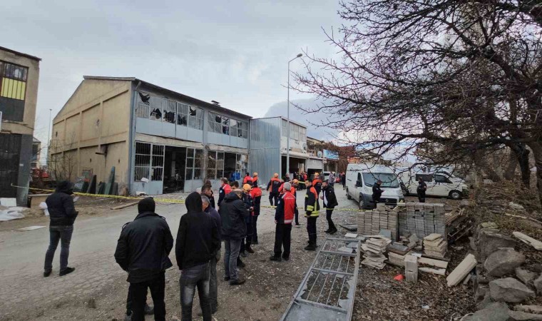 Kayseride çelik eşya üretim atölyesinde patlama: 3 yaralı