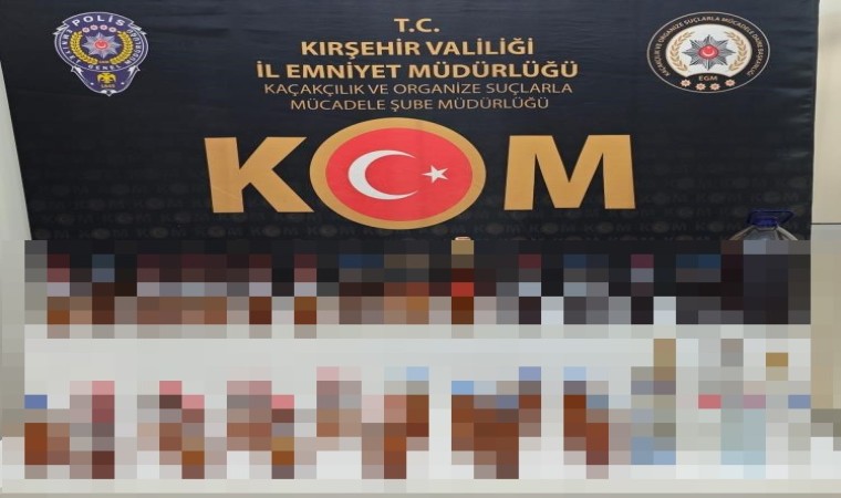 Kırşehirde yılbaşı öncesinde sahte alkol operasyonu: 2 gözaltı