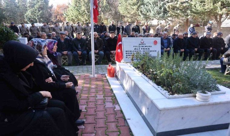 Konyada şehit polis anısına lokma dağıtıldı