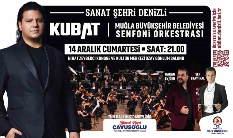 Kubat, Denizlide sevenleriyle buluşacak