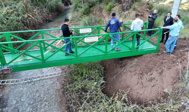 Marmaris Belediyesi, okul yolunu güvenli hale getirdi