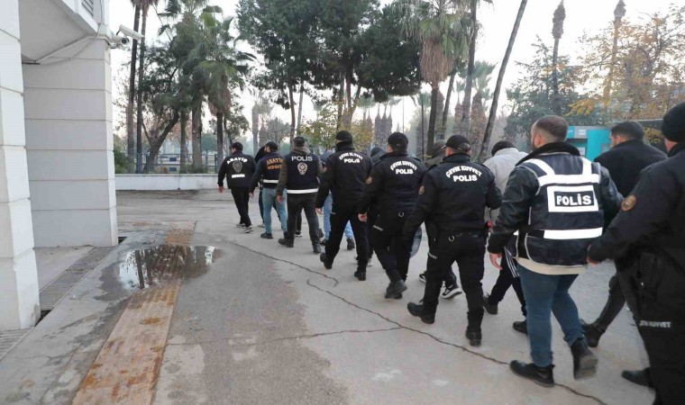 Mersin polisinden Ajans operasyonu: 16 tutuklama