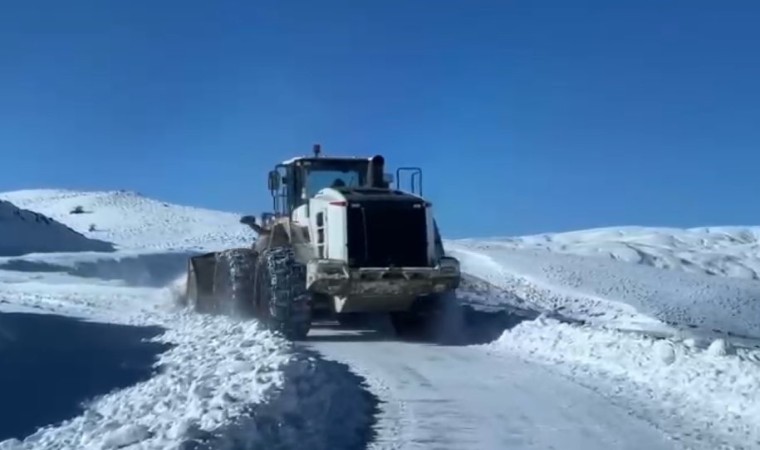 Muşta kar ve tipi nedeniyle kapanan köy yolları ulaşıma açıldı