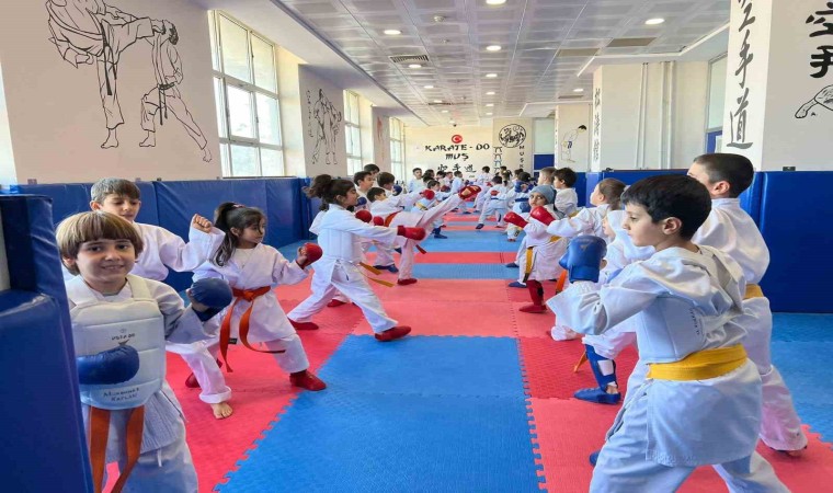 Muşta karate kurslarına yoğun ilgi