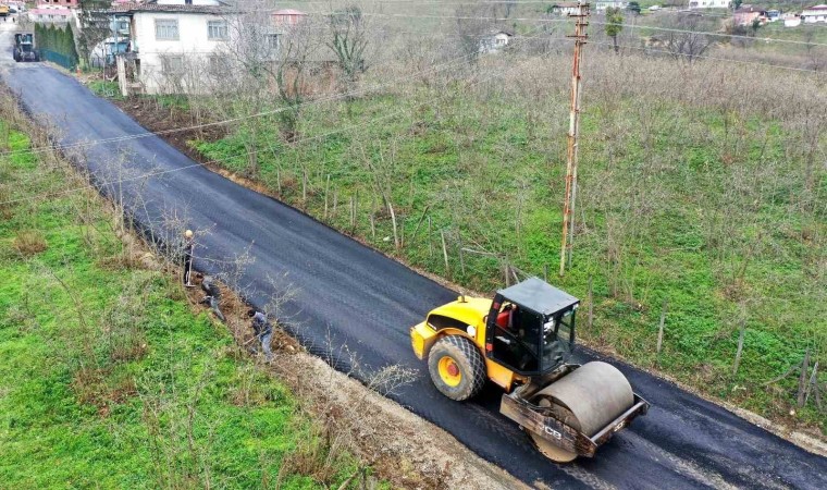 OBBnin sıcak asfalt çalışmaları devam ediyor