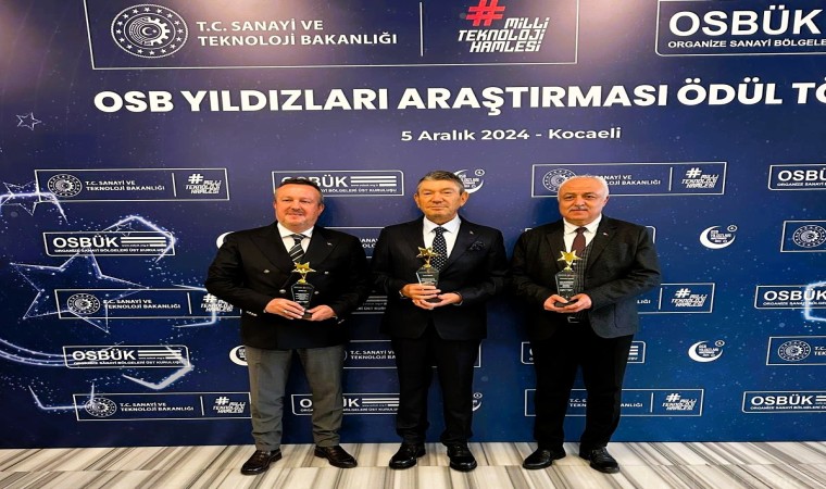 OSBnin Yıldızları Araştırmasından Denizli OSBye ödül