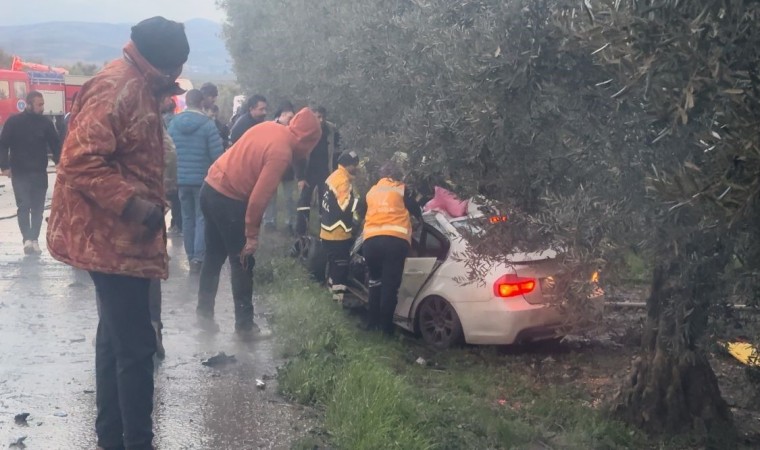 Otomobile çarpışan tanker böyle patladı