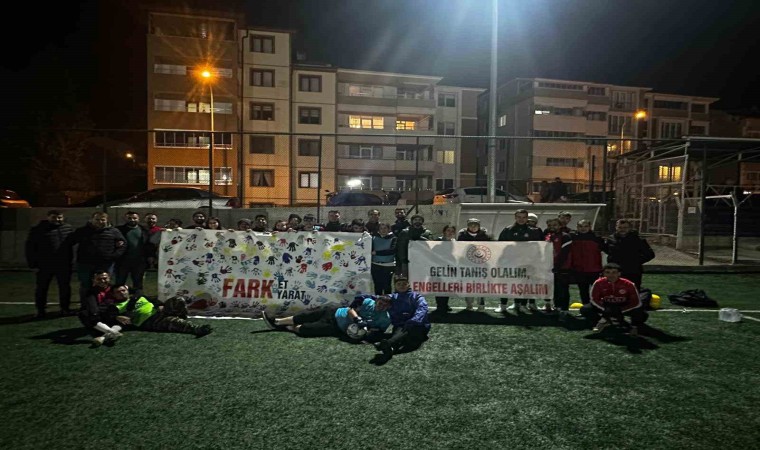 Özel gereksinimli çocuklar antrenmana çıktı