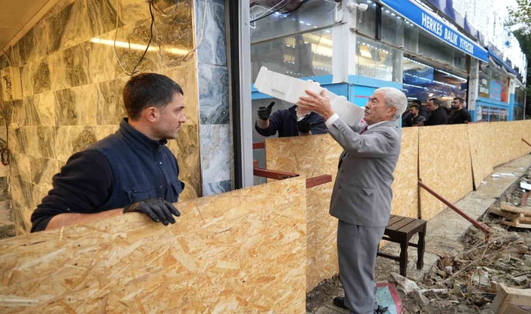 Plaza hayalini suya düşüren esnafa, İBB Başkanı Ekrem İmamoğlundan ceza