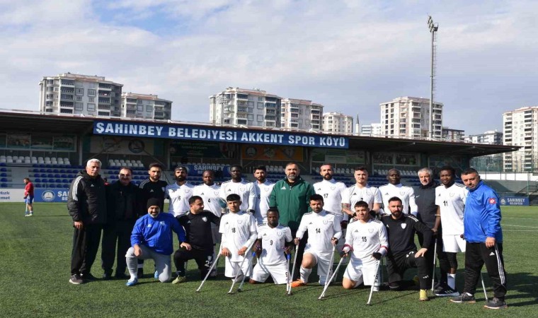 Şahinbey Amputeden 1-0lık galibiyet