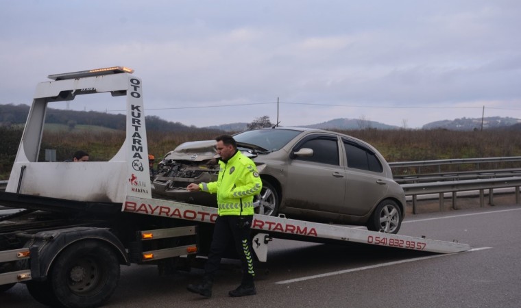 Sinopta trafik kazası: 1 yaralı