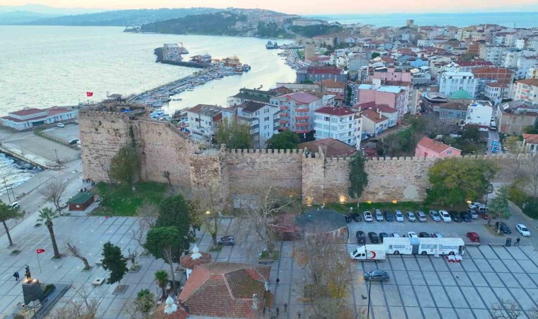 Sinopun kalesi ve meydanı gün yüzüne çıkarıldı