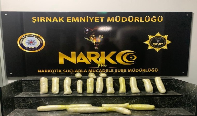 Şırnakta 10 kilo 267 gram metamfetamin ele geçirildi