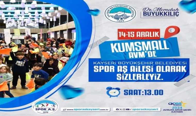 Spor A.Ş.nin AVM Günleri KUMSmall AVMde