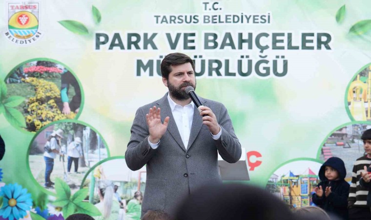 Tarsus Belediyesince yaptırılan Yaşar Kemal Parkı hizmete açıldı