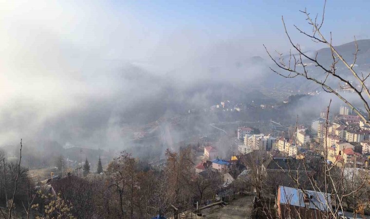 Tunceliye çöken sis, görsel şölen oluşturdu