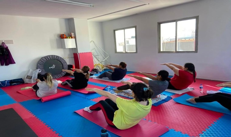 Turgutlu Belediyesinin pilates kursu kadınların ilgi odağı oldu