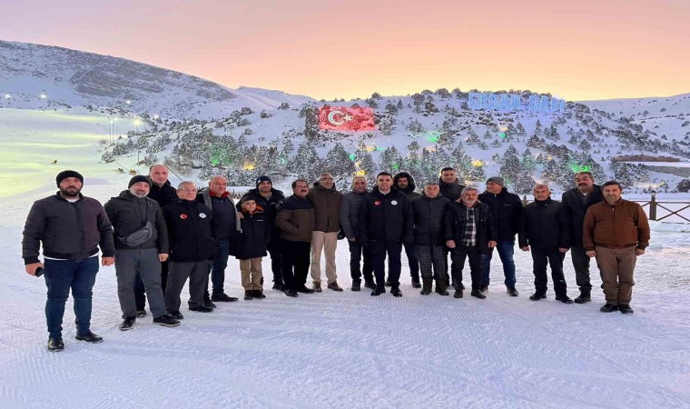 Turizm elçileri Ergan Dağı Kayak Merkezinde ağırlandı