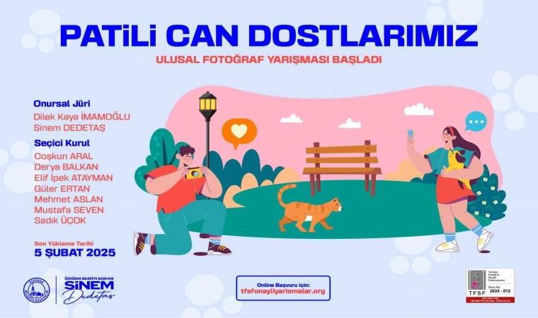 Üsküdar Belediyesi “Patili Can Dostlarımız” ulusal fotoğraf yarışması başladı