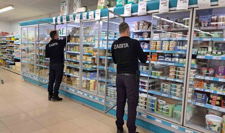 Zabıta ekiplerinden İnönüde market ve gıda işletmelerine sıkı denetim