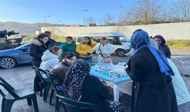 Zonguldakta Roman vatandaşlar sağlık taramasından geçti