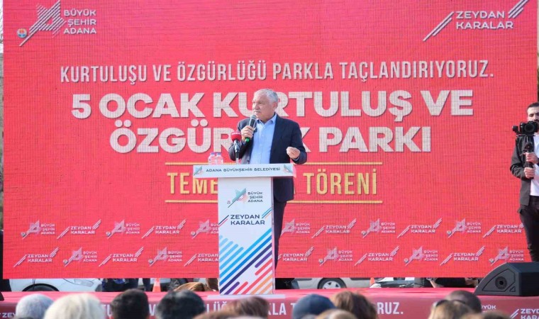 5 Ocak Kurtuluş ve Özgürlük Parkının temeli atıldı