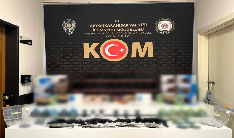 Afyonkarahisarda kaçakçılıkla mücadele sürüyor