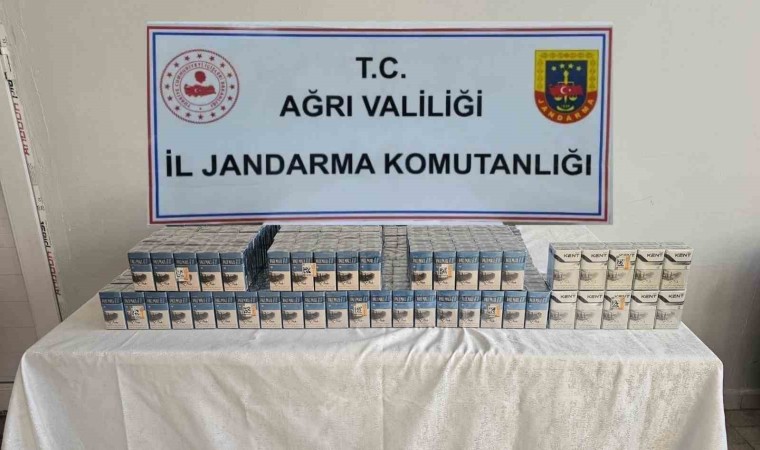 Ağrıda bin 390 paket kaçak sigara yakalandı