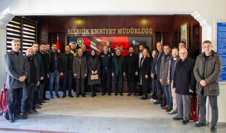 AK Parti Bilecik İl Başkanı Yıldırım, Bilecik İl Emniyet Müdürü Yılmaz ile bir araya geldi