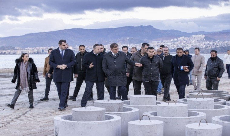 Başkan Tugay Kordondaki çalışmaları inceledi