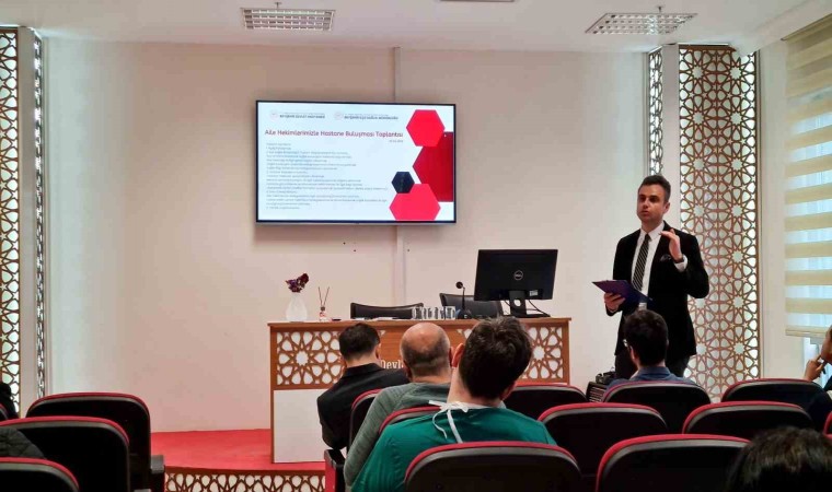 Beyşehirde aile hekimleri, Beyşehir Devlet Hastanesinde toplantıda buluştu