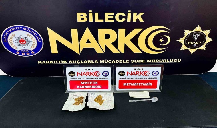 Bilecikte eş zamanlı uyuşturucu operasyonu