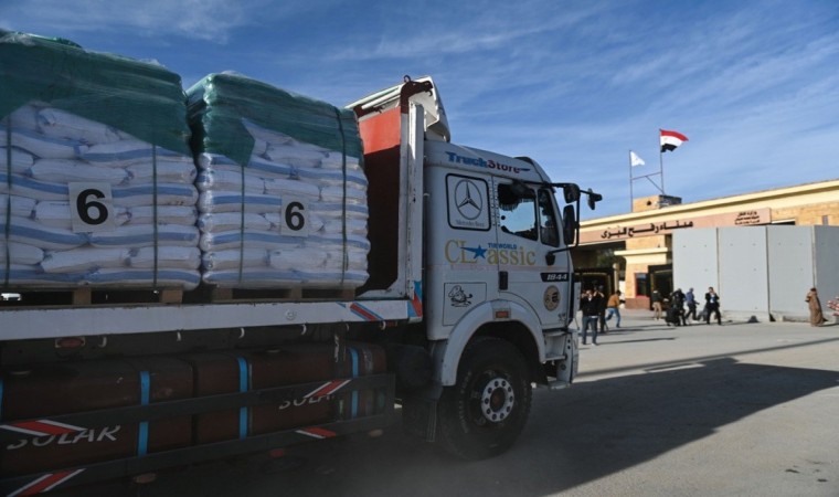 BM: “Ateşkesin ilk gününde 630 insani yardım tırı Gazze Şeridine girdi”