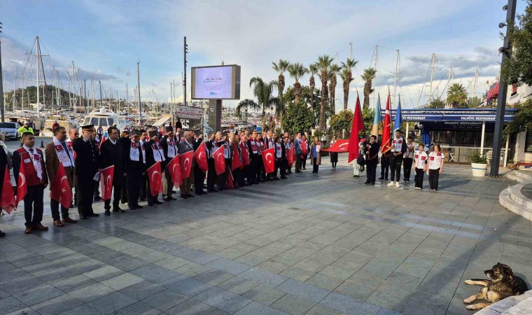 Bodrumda Sarıkamış Şehitleri yürüyüşü