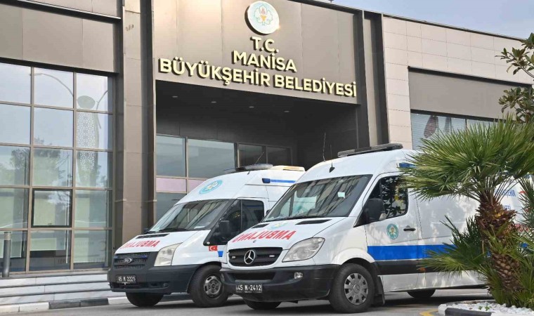 Büyükşehirin ambulansları Manisalıların hizmetinde