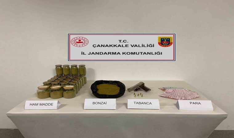 Çanakkalede jandarmadan uyuşturucu operasyonuna 4 gözaltı