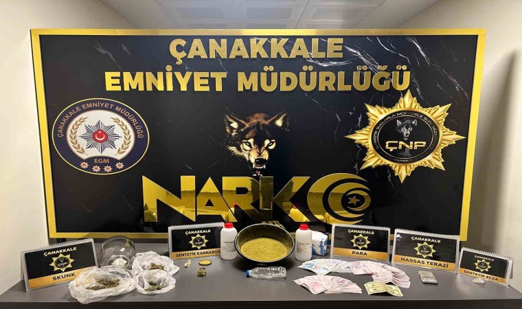 Çanakkalede uyuşturucu operasyonuna 1 tutuklama