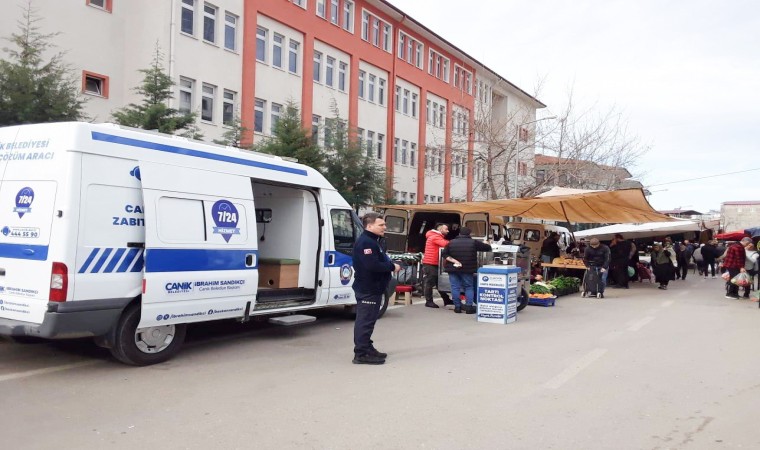 Canikte zabıta ekipleri, bir yılda 3 bin 673 denetim gerçekleştirdi