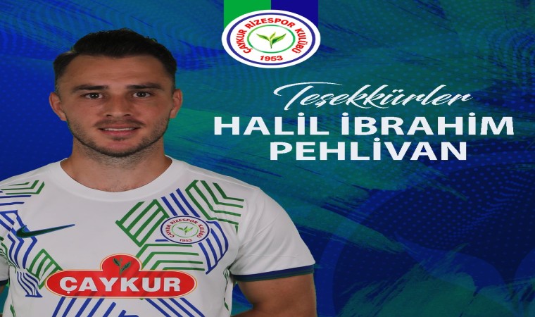 Çaykur Rizesporda Halil İbrahim Pehlivan ile yollar ayrıldı