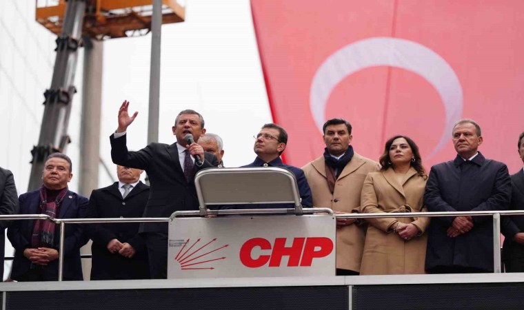 CHP Genel Başkanı Özel: Rıza için İstanbul için adalet istiyoruz