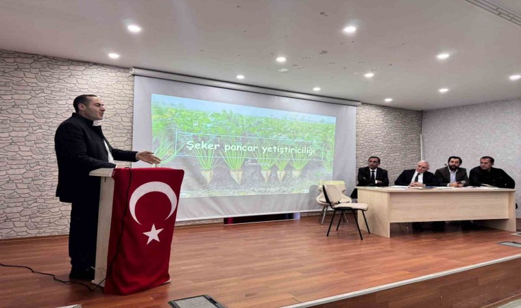 Demirözünde pancar çiftçilerinin sorunları toplantıda görüşüldü