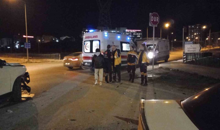 Edirnede trafik kazası: 2 yaralı