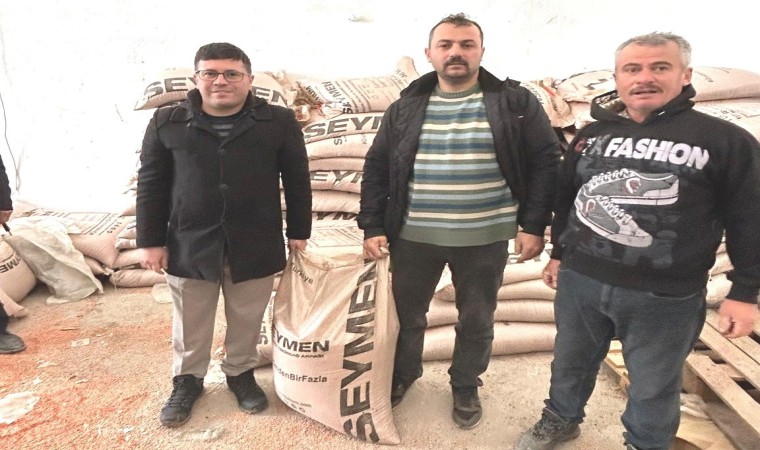 Emette doğal afetlerde zarar gören çiftçilere 15 ton arpa tohumu desteği