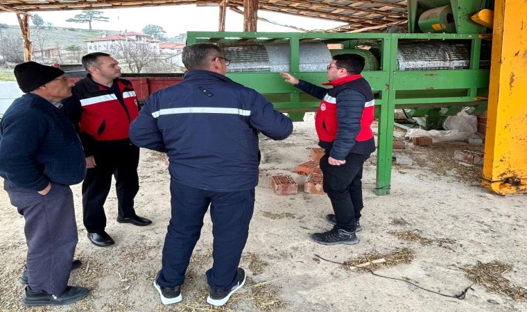 Emette selektör makinelerinin çalışması yerinde incelendi