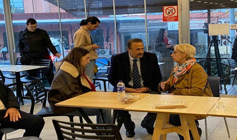 Eski Devlet Bakanı Mehmet Sevigenden Edip Akbayrama ziyaret