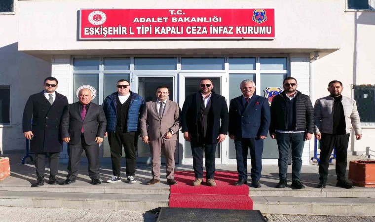 Eskişehirspordan, L Tipi Kapalı Ceza İnfaz Kurumuna ziyaret