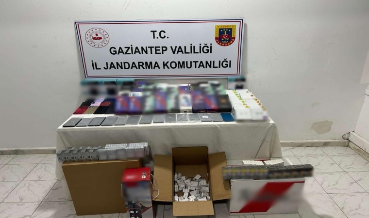 Gaziantepte 3 milyon TL değerinde kaçak ürün ele geçirildi