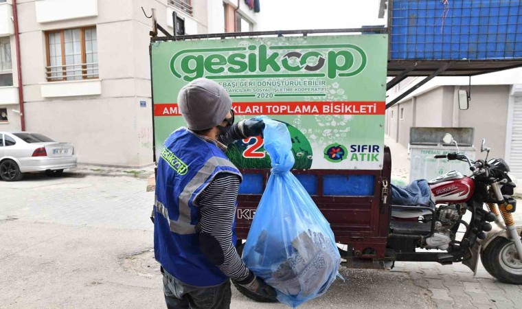 GESİKOOP, 2024te 1 milyon 936 bin 850 kilogram atık topladı