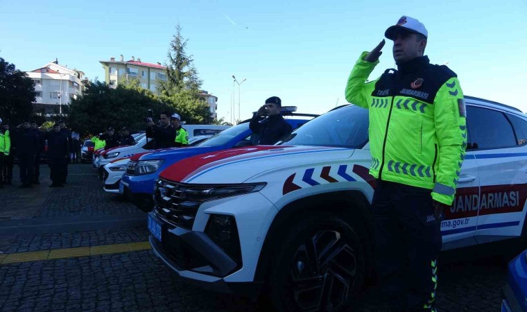 Giresunda güvenlik güçleri için 65 yeni araç törenle teslim edildi